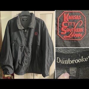 Vintage-Size 3XL- Kansas City Southern (KCS) Railroad Employee Dunbrooke Jacket